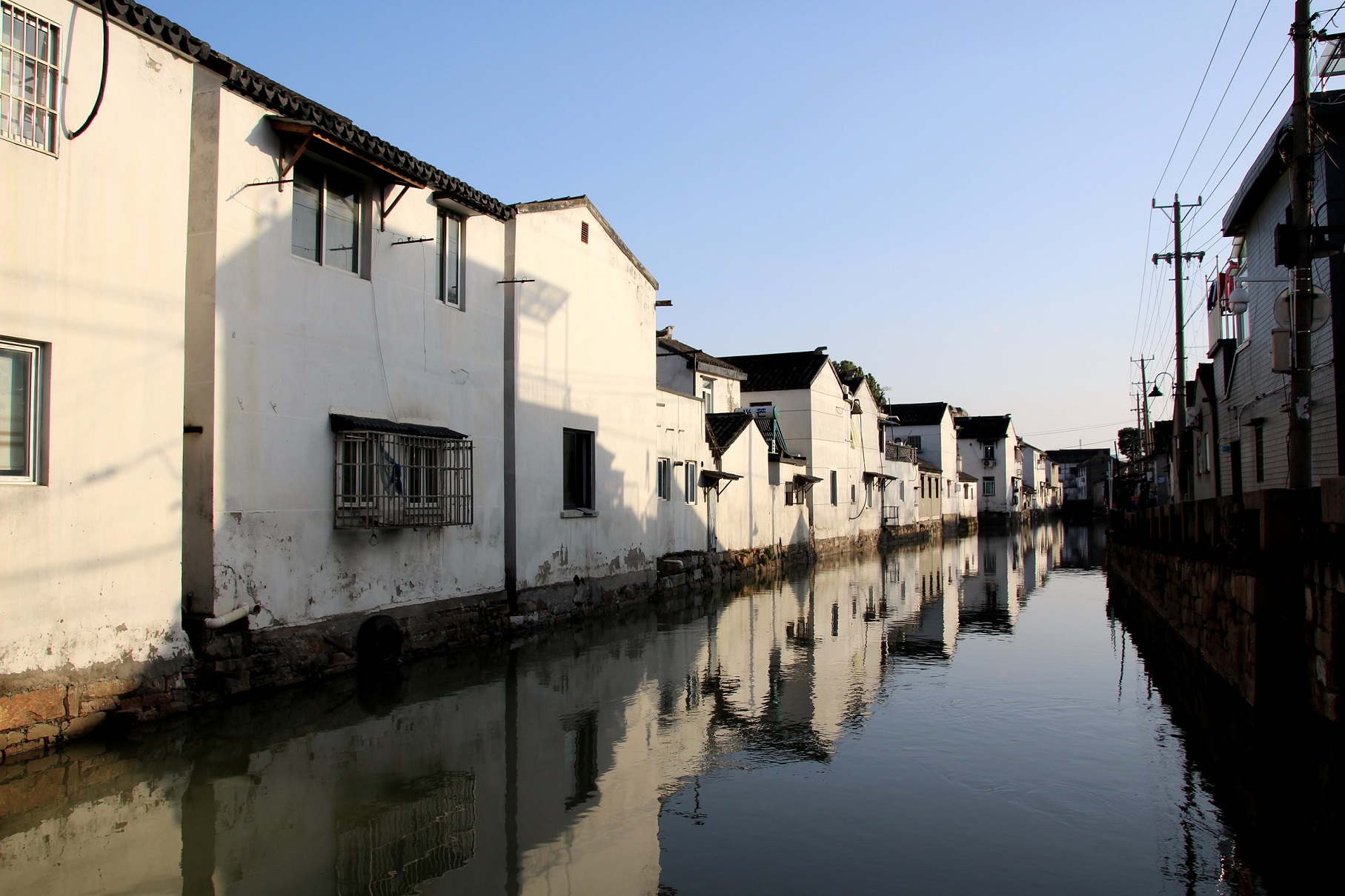 Wasserstraßen Suzhous Bild