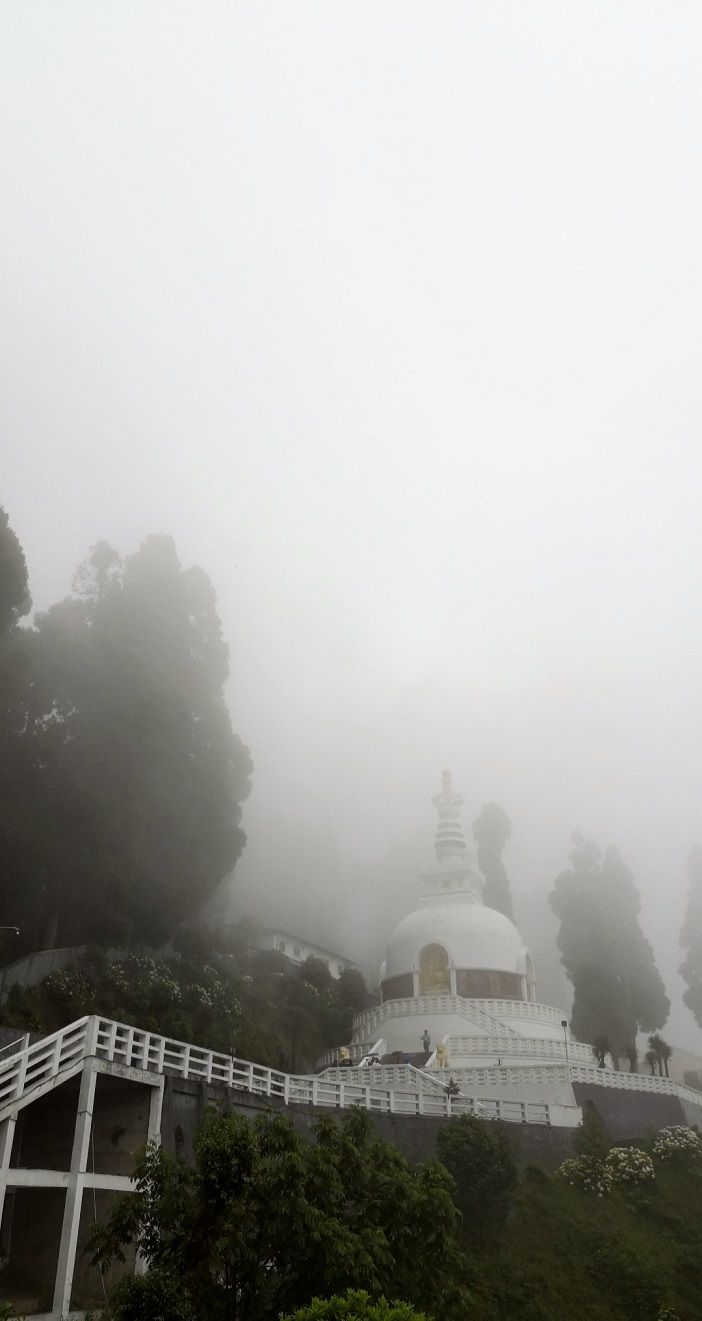 Peace Pagoda Darjeeling Indien Bild